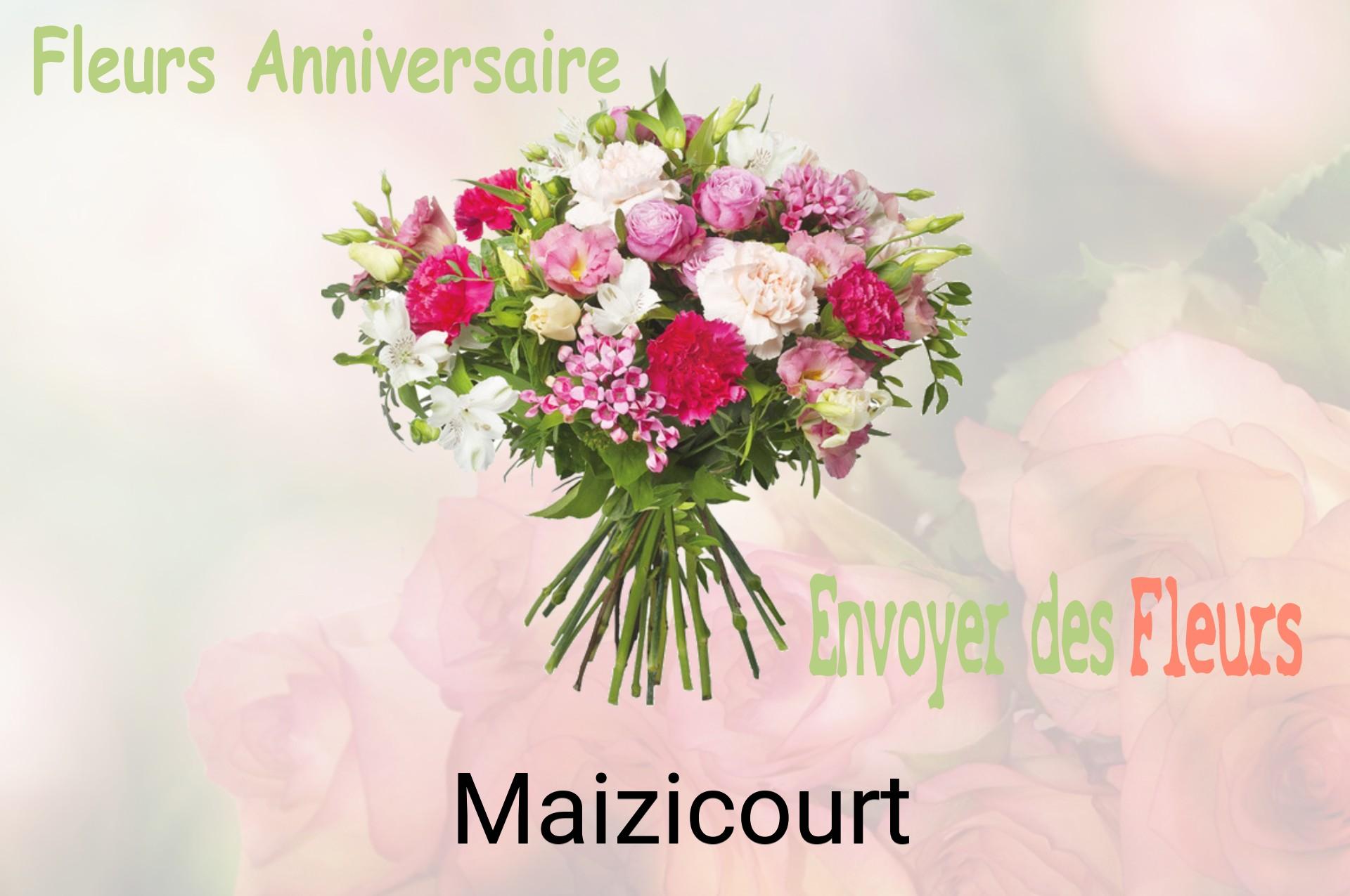 Bouquet de fleurs d’anniversaire livré à Maizicourt