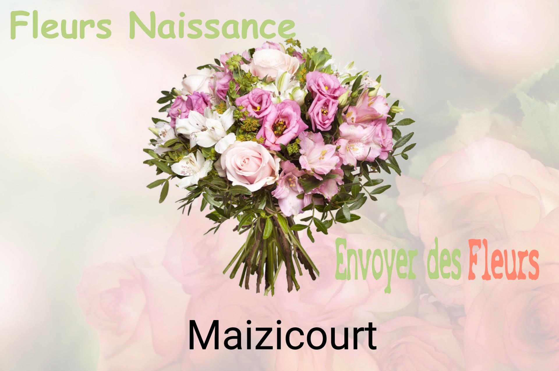 Bouquet de fleurs de naissance livré à Maizicourt